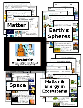 Preview of 5th Grade - Video Notes for BrainPOP videos - Distance Learning