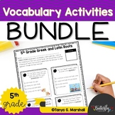 5th Grade Vocabulary Activities Bundle | Vocabulary in Con