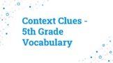 5th Grade Vocabulary Context Clues