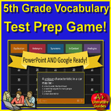 5th Grade Vocabulary Game Reading Test Prep - PowerPoint o