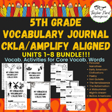 5th Grade Vocabulary Journal BUNDLE! (CKLA Aligned) Units 