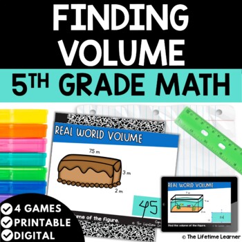 Preview of 5th Grade Volume Activities | Finding Volume