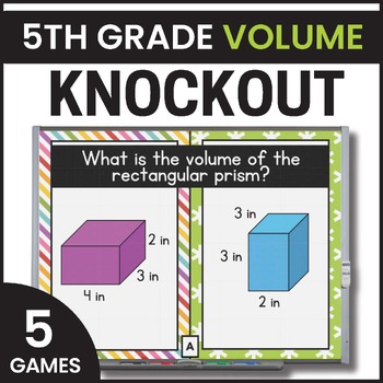 Preview of 5th Grade Volume Games - Volume of Rectangular Prism and Solid Figure