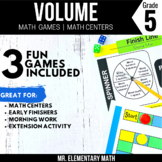 5th Grade Volume Games and Centers