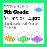5th Grade Volume as Layers - 5.MD.C.5a and 5.MD.C.5b