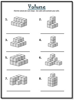 Preview of 5th Grade: Volume of Irregular Shapes II - Unit Cubes