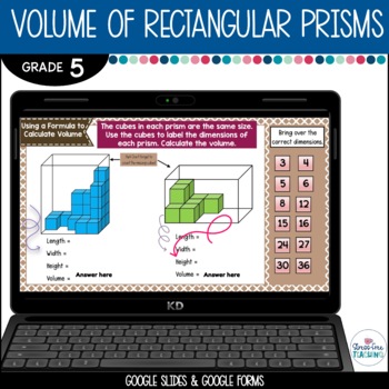 Preview of Volume of Rectangular Prisms - Digital