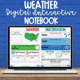 5th Grade Weather Digital Interactive Notebook - NC Scienc