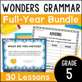 5th Grade Wonders 2023 Grammar Bundle - Lessons, Posters, 