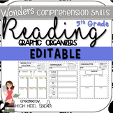 5th Grade Wonders | Reading Skills Graphic Organizers | ED