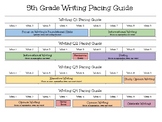 5th Grade Writing Pacing Guide