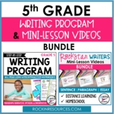 5th Grade Writer's Workshop Program with Interactive Mini-