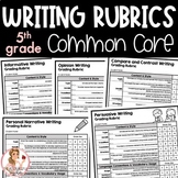 5th Grade Writing Rubrics | Common Core Aligned