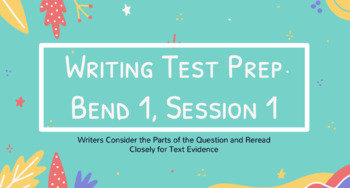 Preview of 5th Grade Writing Test Prep Unit Bend 1 FULL Lessons - TC Unit