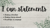 5th - I Can Statements