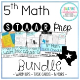 5th Math STAAR Review & Prep Bundle