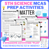 5th Science MCAS Test Prep Activities & Practice (Matter)