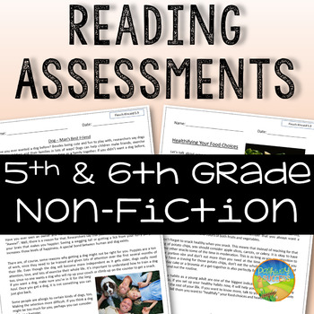 Preview of 5th and 6th Grade Reading Comprehension Assessments