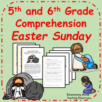 Preview of 5th and 6th Grade Reading Comprehension : Easter Sunday