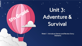 Preview of 5th grade ARC Survival | Unit 3 | Week 1