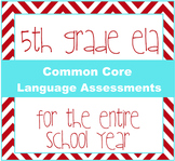 5th grade ELA Common Core Language Quizzes