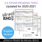 3-5 grade STAAR Reading TEKS for planning!