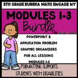 5th grade Engage NY Eureka Math BUNDLE Modules 1-3 PPTs & 