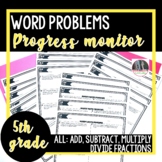 5th grade Math Word Problem Solving Worksheets Progress Mo