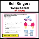 5th grade Science Warm Ups & Science Bell Ringers for 5th 