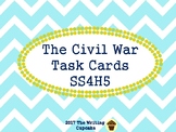 Civil War Task Cards (GMAS: SS4H5)