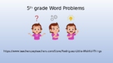 5th grade critical thinking word problems