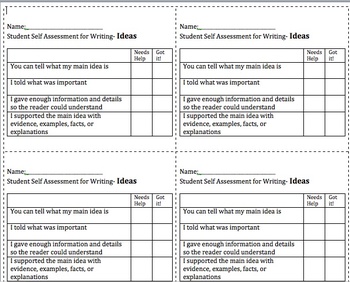 how to write a self evaluation essay rubric printable