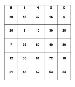 6-10 Multiplication BINGO Cards by TootleTeacher | TPT