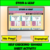 6.12A: Stem and Leaf Plots- Self Checking Activity
