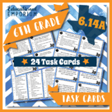 TEKS 6.14A Task Cards ⭐ Checking Accounts & Debit Cards ⭐ 