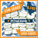 TEKS 6.14E Task Cards ⭐ Credit Report Information & Timing