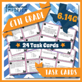 TEKS 6.14G Task Cards ⭐ Paying for College: Savings, Grant