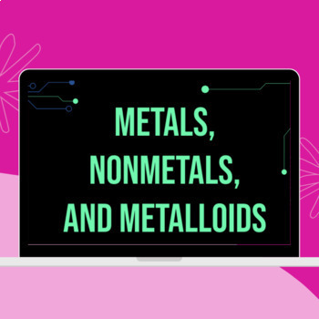 Preview of 6.6A PearDeck Metals, Nonmetals, Metalloids Activities