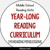 6-8 Year-Long Reading Curriculum Bundle (140 Reading Lesso