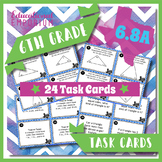 TEKS 6.8A Task Cards ⭐ Properties of Triangles ⭐ 6.8A Centers