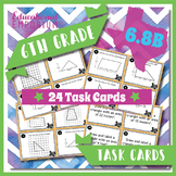 TEKS 6.8B Task Cards ⭐ Area of Parallelograms, Trapezoids,
