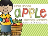 6 Apple Literacy Centers for First Grade