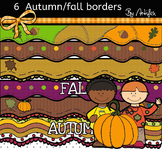 6 Autumn/ Fall borders