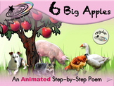 6 Big Apples - Animated Step-by-Step Poem - Regular