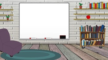 Bitmoji Classroom Virtual Backgrounds Set of 6 by Ettoria Kinney