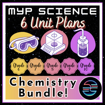Preview of MYP Middle School Science Unit Plans - Chemistry Bundle for Grades 6-10