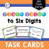 Place Value Task Cards to 6 digits