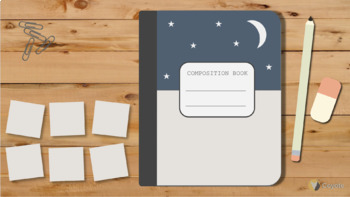 Preview of 6 Digital Composition Notebooks (Coyote Collection)