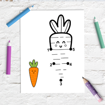 printable dot to dot coloring pages easy