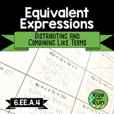 Equivalent Expressions, Distributive Property and Combinin